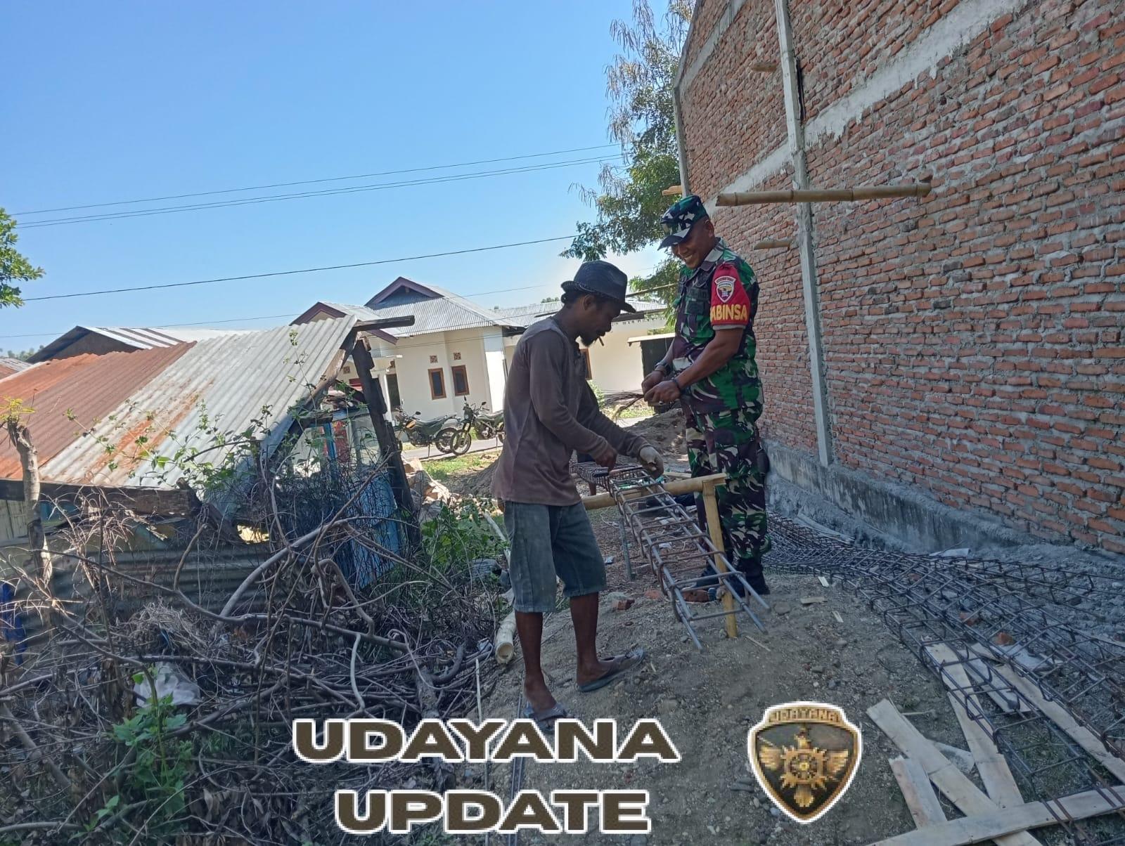 Tingkatkan Kepedulian Sosial, Babinsa Ende Ajak Masyarakat Jaga Ketertiban Lingkungan