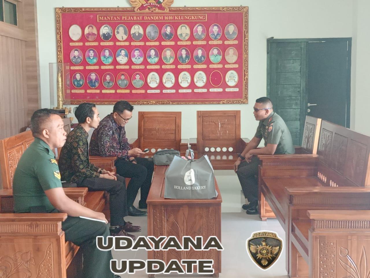 Audiensi Ke Makodim: Pimpinan Cabang Baru Kenalkan Diri dan Potensi Kolaborasi dengan Kodim Klungkung