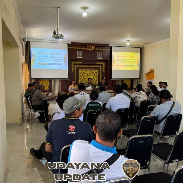 Babinsa Gelgel Beri Masukan Strategis dalam Musyawarah Desa