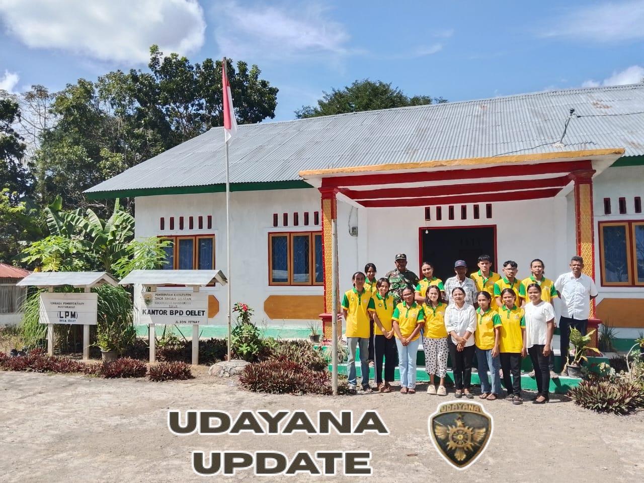 Babinsa Koramil 1621-02/Amanuban Tengah Dampingi KKN Undana: Meningkatkan Kualitas Hidup Masyarakat Desa Oelet