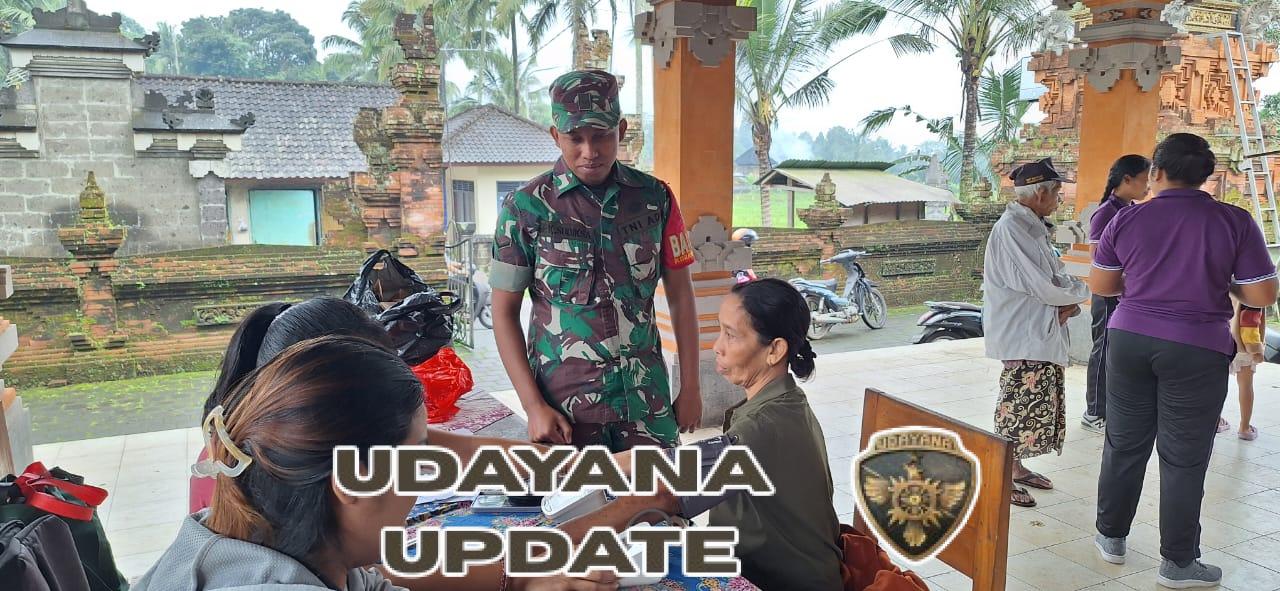 Cegah Stunting, Babinsa Koramil 1616-07/Payangan Kawal Posyandu Balita dan Lansia