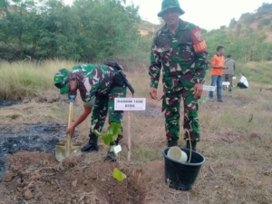 Polres Bima Kota Bersama TNI dan Pemerintah Gelar Penanaman Jagung Secara Serentak
