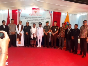 Kasdim 1622/Alor Dukung Pelantikan Kades Antar Waktu Desa Fungafeng