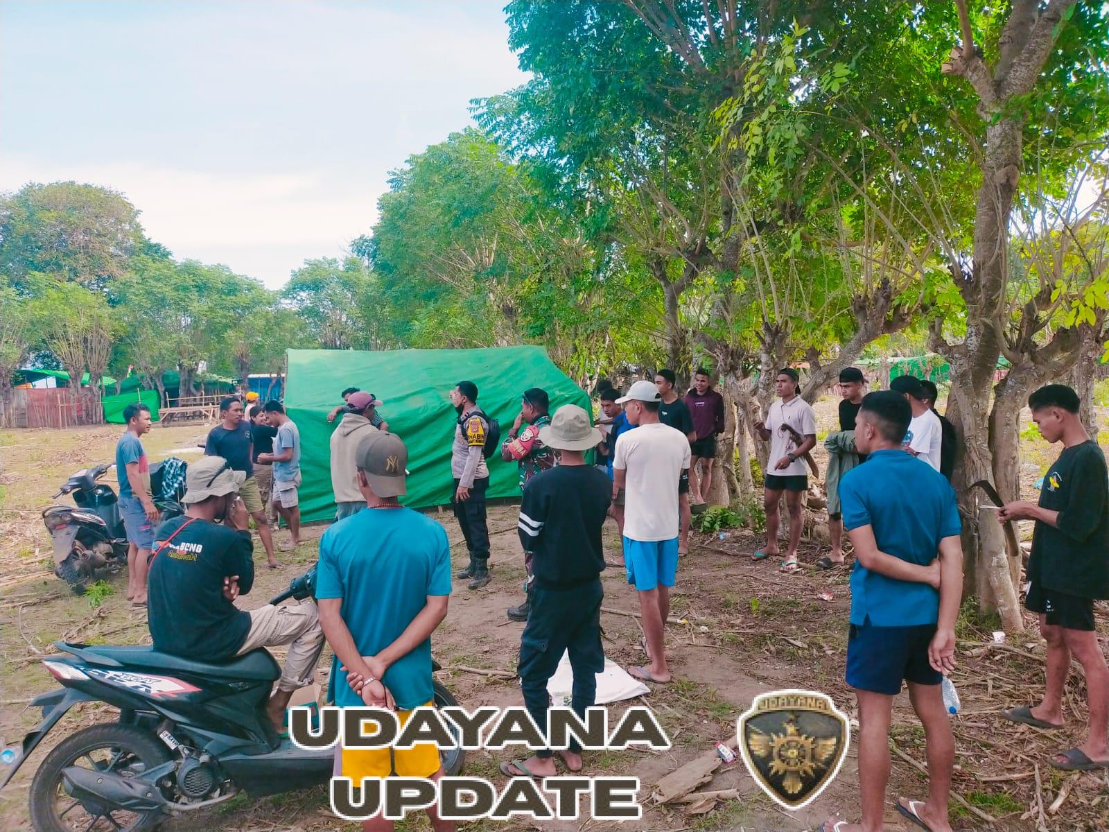 Pastikan Kelancaran Festival, Danramil 1614-03/Hu’u Pimpin Peninjauan Jalan Baru