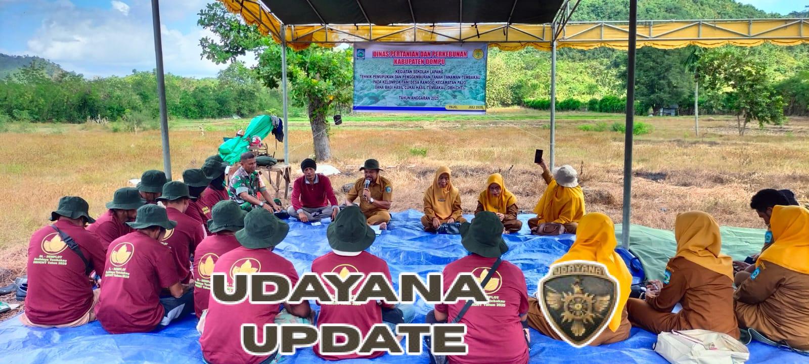 Sinergi Babinsa Koramil 1614-03/Hu’u dan PPL Bina Petani Tembakau So Jati Lewat Sekolah Lapang