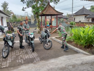 Pengecekan Kendaraan Secara Rutin Mengurangi Resiko Babinsa Dalam Bertugas di Wilayah