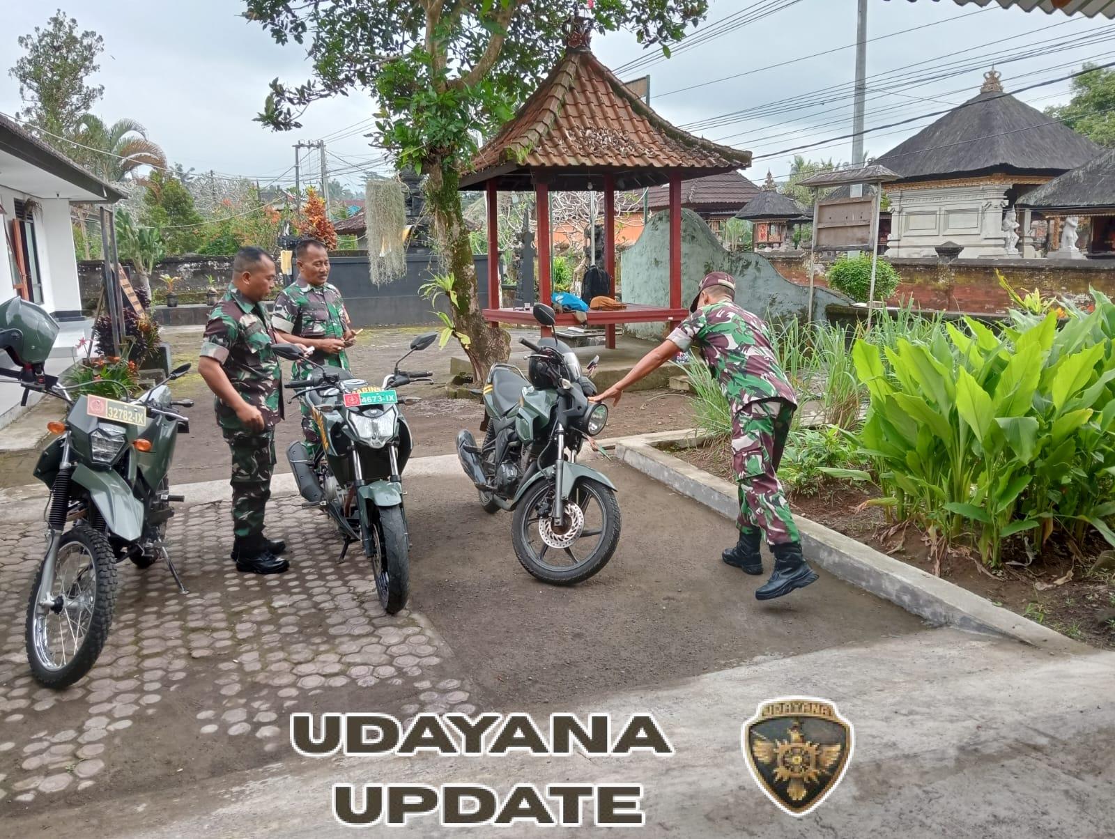 Pengecekan Kendaraan Secara Rutin Mengurangi Resiko Babinsa Dalam Bertugas di Wilayah