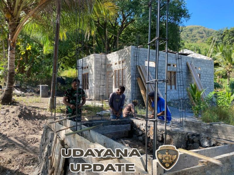 Babinsa Bersama Masyarakat Wujudkan Sarana Air Bersih