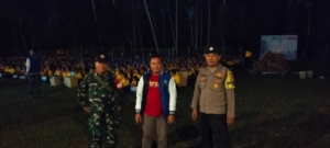 Babinsa Bitera Bersinergi Amankan Rangkaian Penutupan Brightness Kampus Monarch