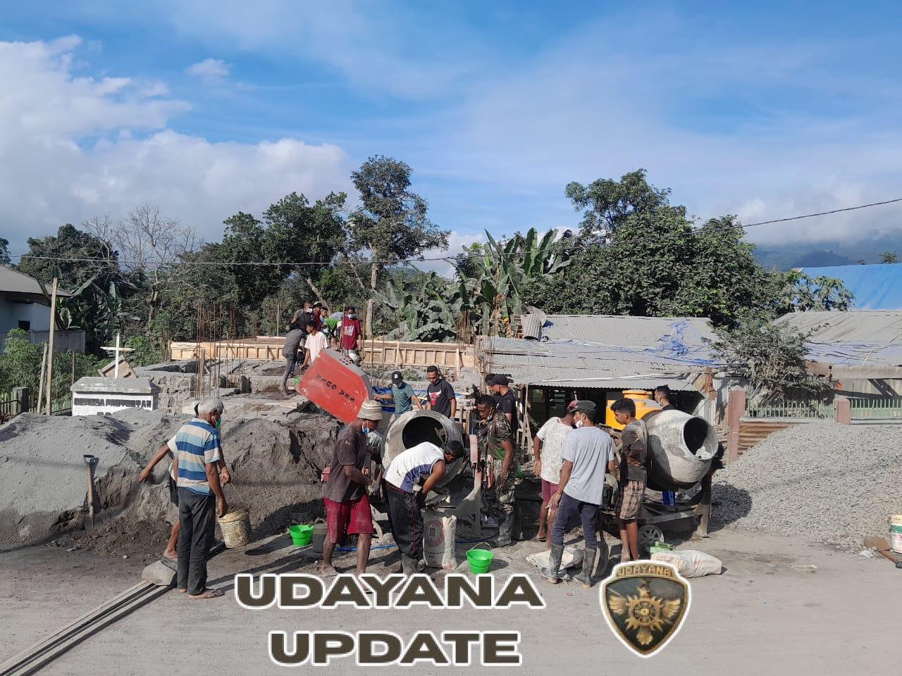 Wujud Nyata Kemanunggalan TNI-Rakyat di Desa Boru