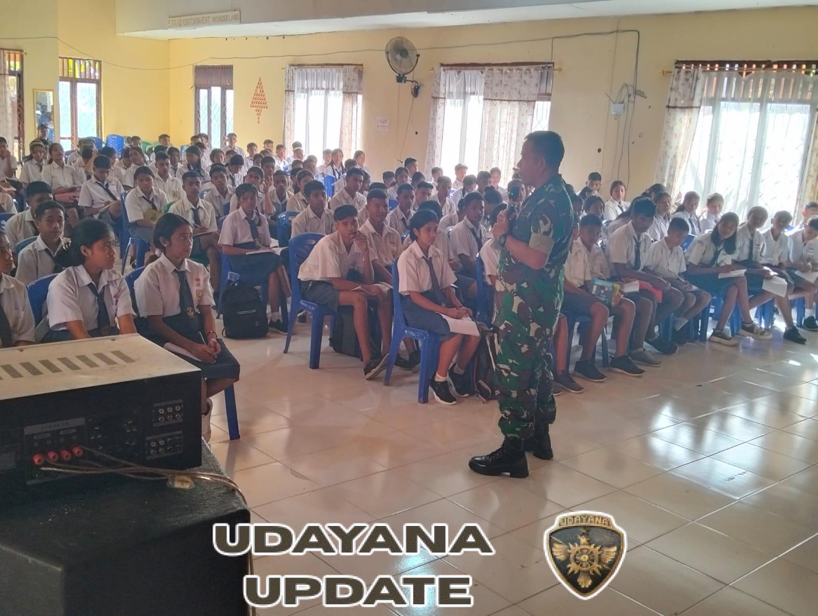 Danramil Loli Motivasi Siswa SMA Karanu Lewat Materi Wawasan Kebangsaan