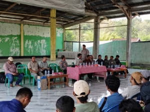 Koramil Ropang Turut Sukseskan Sosialisasi di Desa Ledang, Bukti Komitmen TNI untuk Rakyat