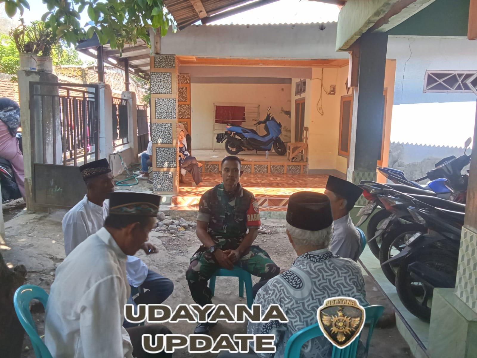 Komsos Babinsa Woha: Wujudkan Lingkungan Aman, Bersih, dan Harmonis