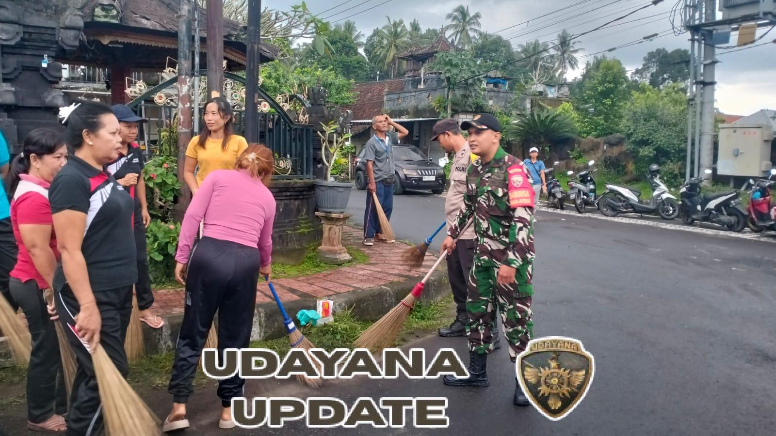 Cegah DBD, Babinsa Tegak Bersinergi Gelar Bersih Lingkungan Dan PSN