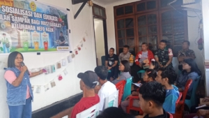 Babinsa Hadiri Sosialisasi Edukasi Pilah Sampah Nefonaek