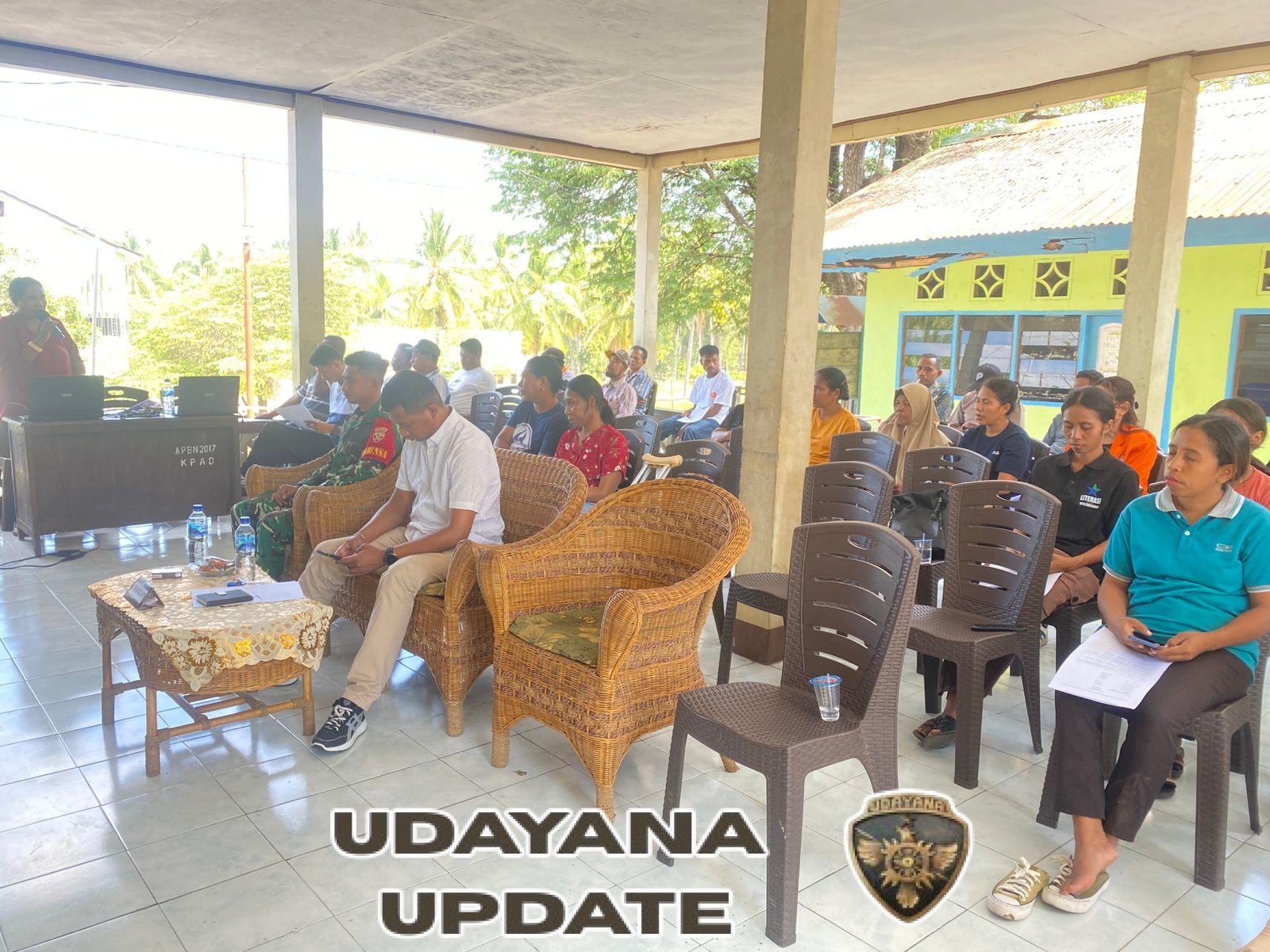 Sinergi TNI dan Warga Desa: Babinsa 1603-04/Kewapante Hadiri Musdes APBDes 2025