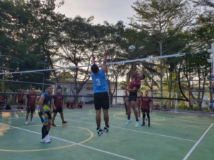 Sinergi Menjaga Perbatasan, Satgas Yonif 741/GN Laksanakan Olahraga Bersama Polisi Timor Leste di Daerah Perbatasan