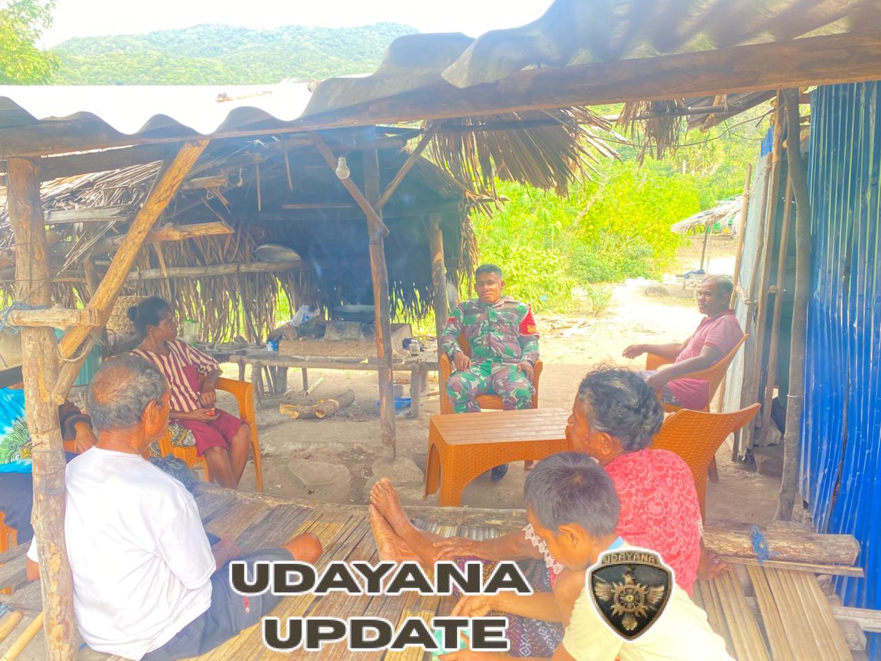 Babinsa Desa Pise Laksanakan Monitoring dan Komsos untuk Ciptakan Keamanan Wilayah