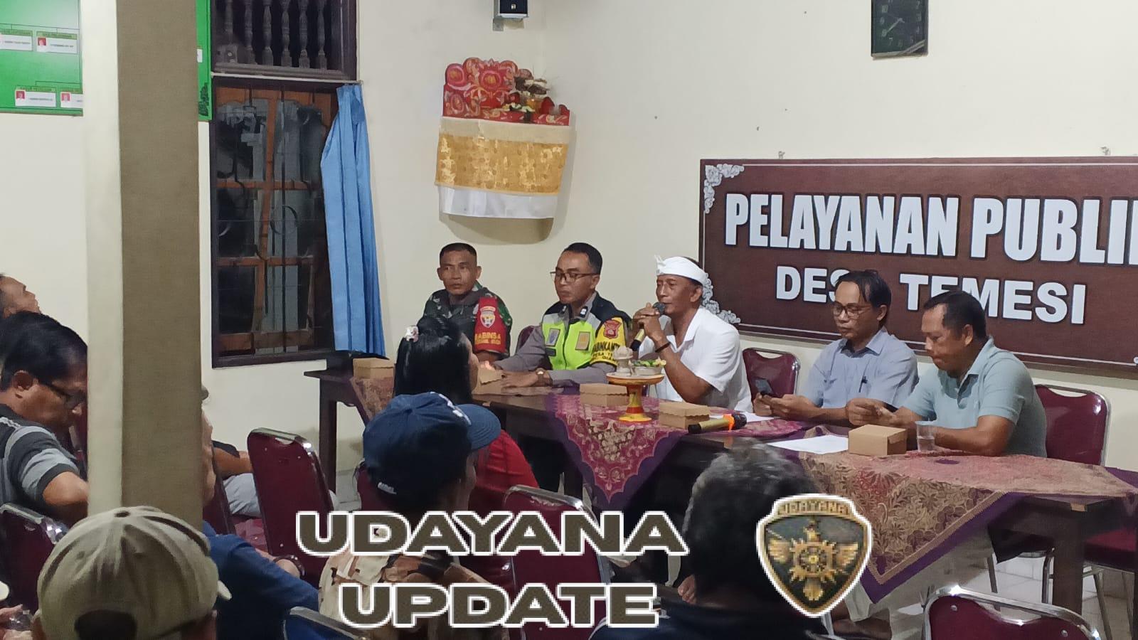 Babinsa Koramil Gianyar Aktif Dukung Solusi Lingkungan Berbasis Kolaborasi di Desa Temesi