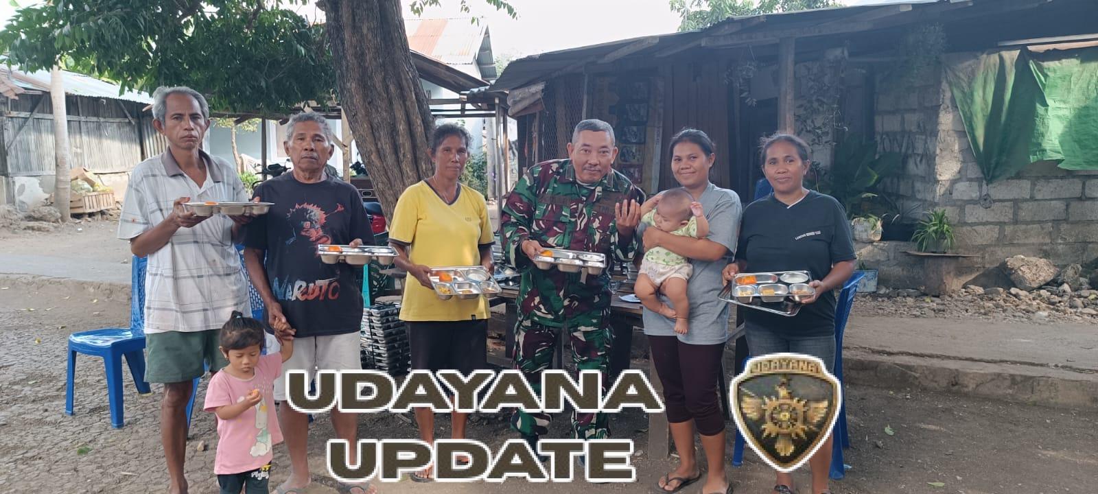 TNI Bersinergi dengan Dapur Sehat Oebobo Layani 6.000 Jiwa di Tengah Masyarakat