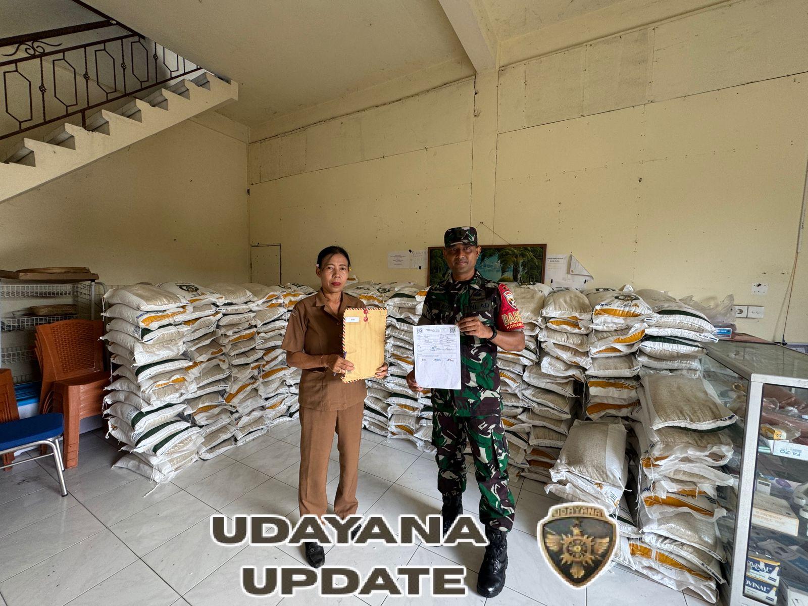 Perkuat Ketahanan Pangan, Babinsa Saba Turun Langsung Awasi Penyaluran Beras