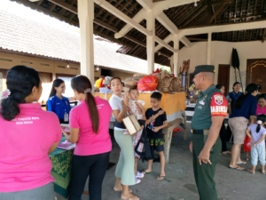 Babinsa Kelusa Berperan Aktif dalam Edukasi Gizi dan Tumbuh Kembang Anak