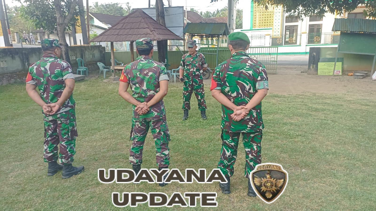 Anggota Koramil Sekongkang Hadiri Apel dan Aktif Laksanakan Kegiatan Wilayah