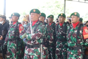 Upacara Perabuan Militer Peltu (Purn) I Wayan Sutha Dipimpin Kasdim Klungkung