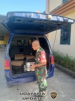 Babinsa Sertu Dino Isamil Kawal Program MBG untuk Ribuan Anak di Rote Ndao