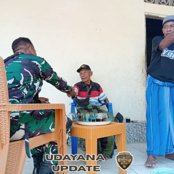 Babinsa Wolowaru Aktif Gelar Komsos dan Pamwil di Desa Nuamuri, Wujudkan Keamanan Wilayah