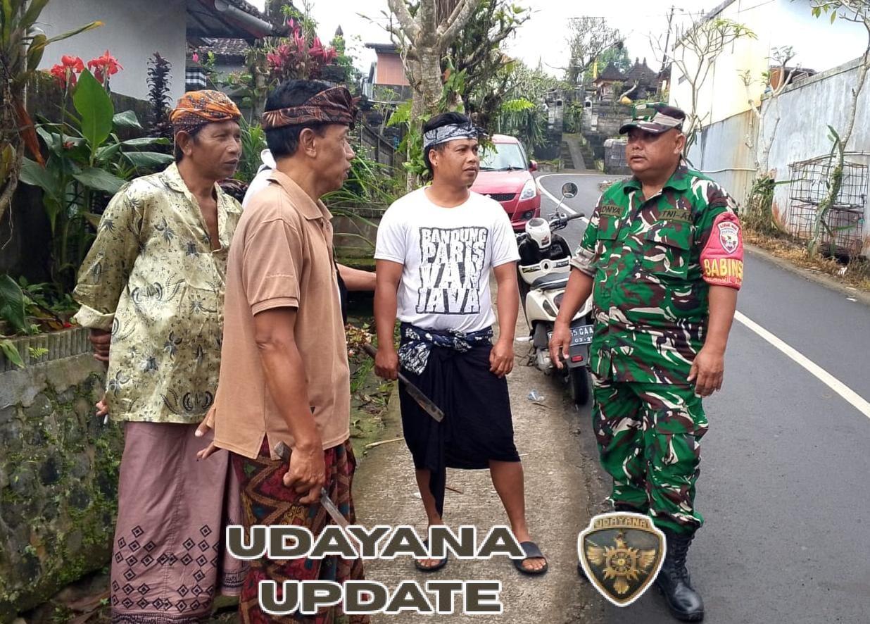 Maraknya Aksi Pencurian, Babinsa Ajak Warga Laksanakan Ronda Malam