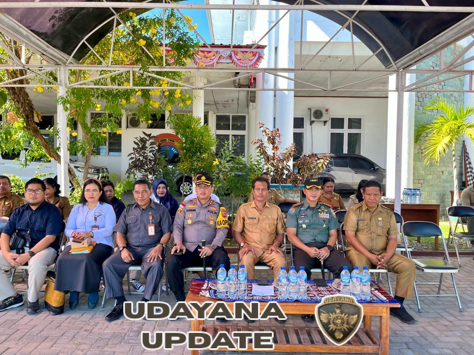 Dandim 1601/Sumba Timur Hadiri Launching Penyaluran Bantuan Pangan Beras CPP Juni–Juli 2025