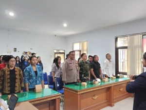 Dandim Klungkung Kerahkan Babinsa Atensi Penerimaan dan Pembukaan KKN