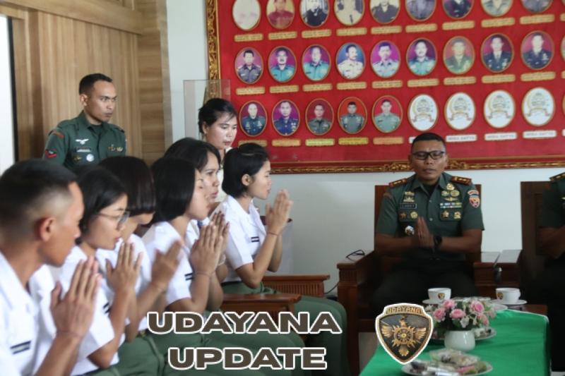 Selesai Latsarmil SPPI Klungkung Gelar Audensi Ke Kodim Klungkung