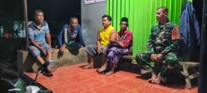 Serka Rusli Ajak Warga Desa Ranggo Laksanakan Ronda Malam Demi Kamtibmas