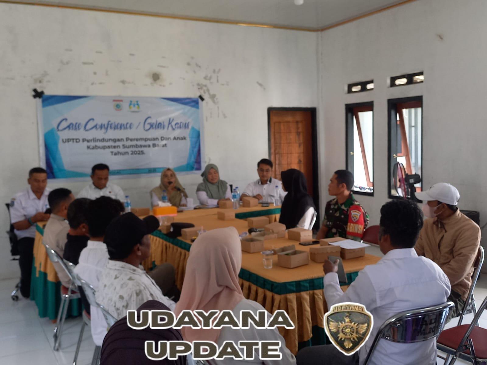 Babinsa Desa Batu Putih Hadiri Case Conference Perlindungan Perempuan dan Anak Tahun 2025