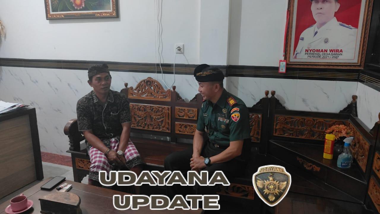 Kunjungan ini merupakan bagian dari tugas teritorial TNI untuk mengenal lebih dekat wilayah binaan