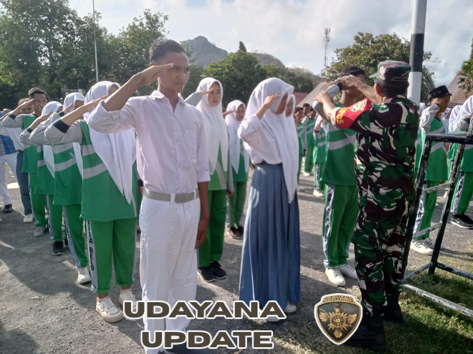 Danpos Ramil Belo Bekali Siswa Baru SMA N 1 Belo dengan Wawasan Kebangsaan