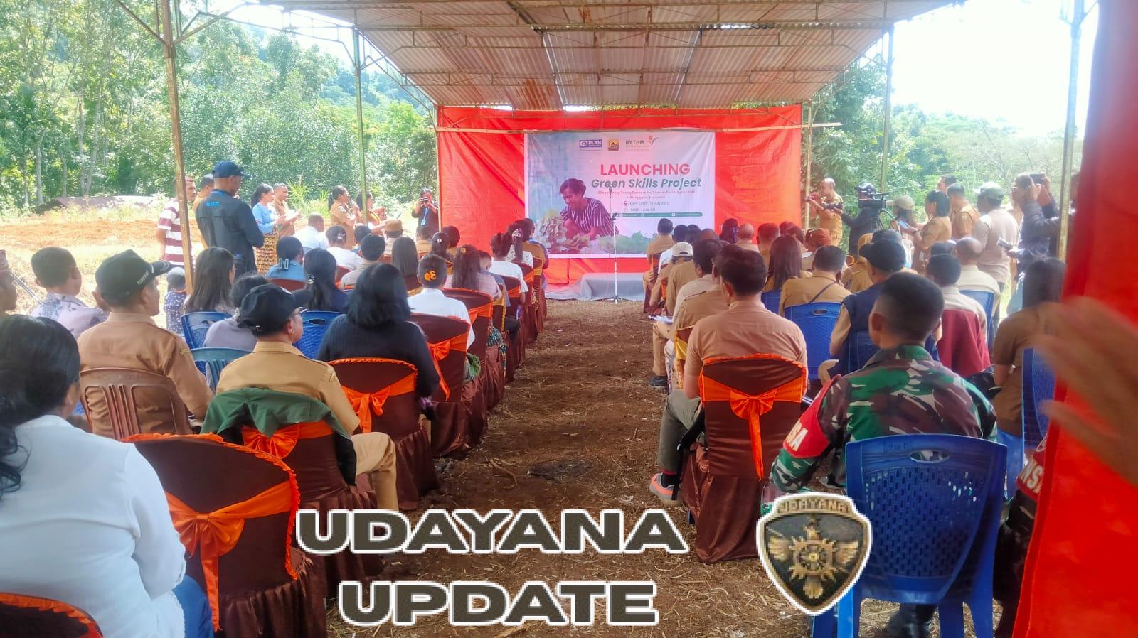 Babinsa Koramil 1612-01/Ruteng Hadiri Launching Green Skills Project Bersama Bupati Manggarai