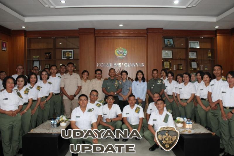 Dandim 1616/Gianyar Sambut Hangat Audiensi SPPI dan SPPG, Tekankan Pentingnya Disiplin dan Inovasi