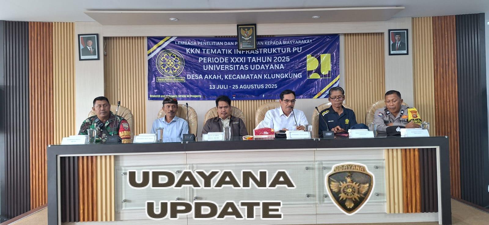 Dua Babinsa Jajaran Kodim Klungkung Hadiri Pembukaan KKN