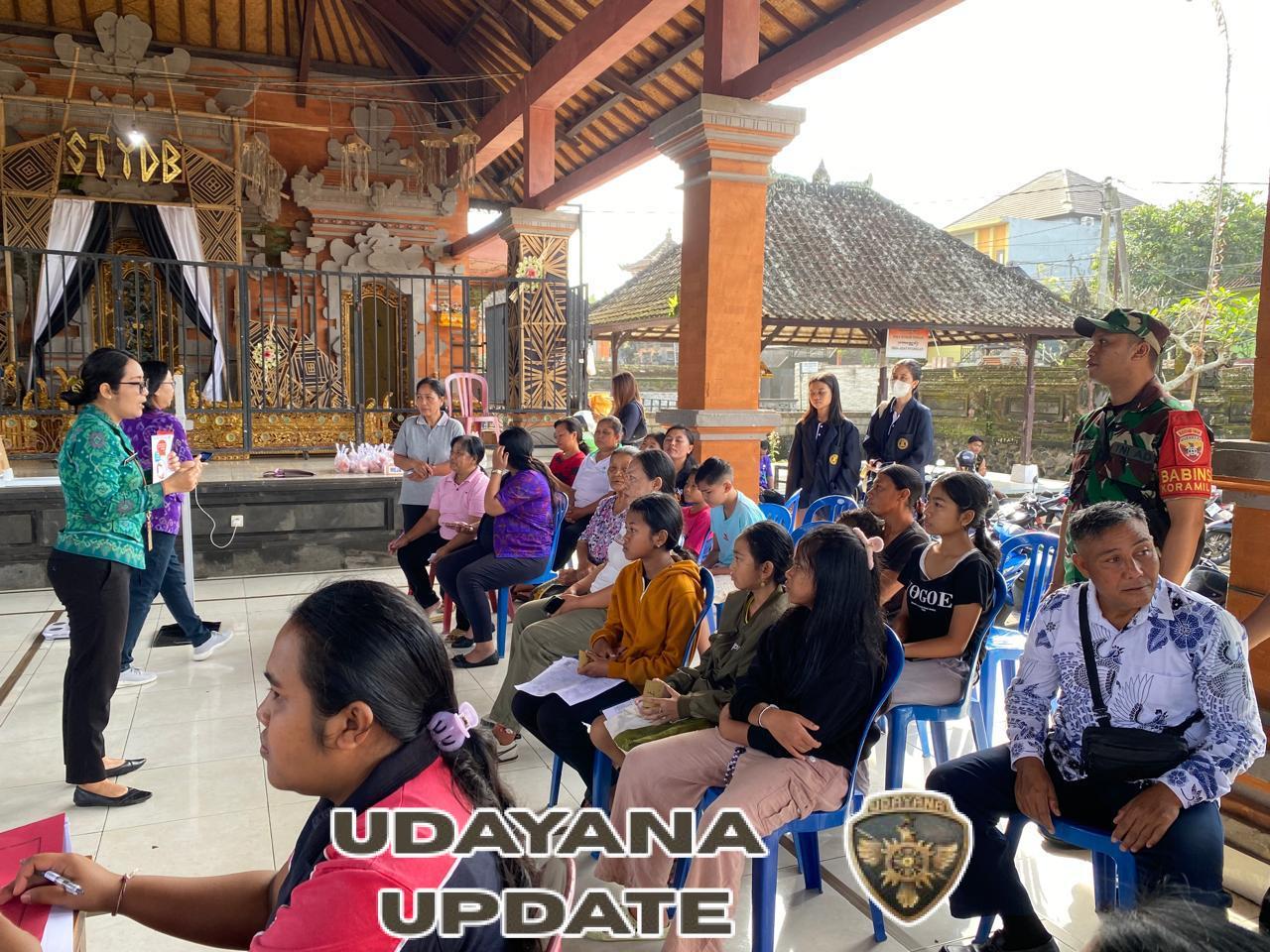 Babinsa Nyanglan Dampingi Posyandu ILP Di Balai Banjar Tengah