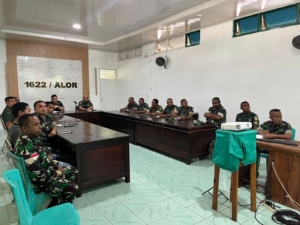 Dandim Alor Matangkan TMMD ke-125 di Kiraman Lewat Rapat