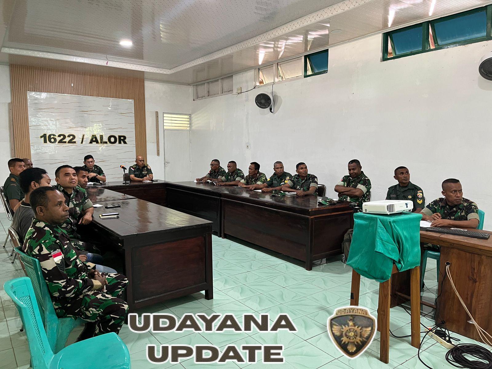 Dandim Alor Matangkan TMMD ke-125 di Kiraman Lewat Rapat