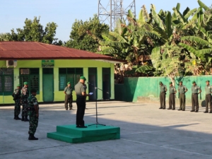 Kodim 1622/Alor Laksanakan Upacara Bendera, Tumbuhkan Jiwa Patriotisme Personel