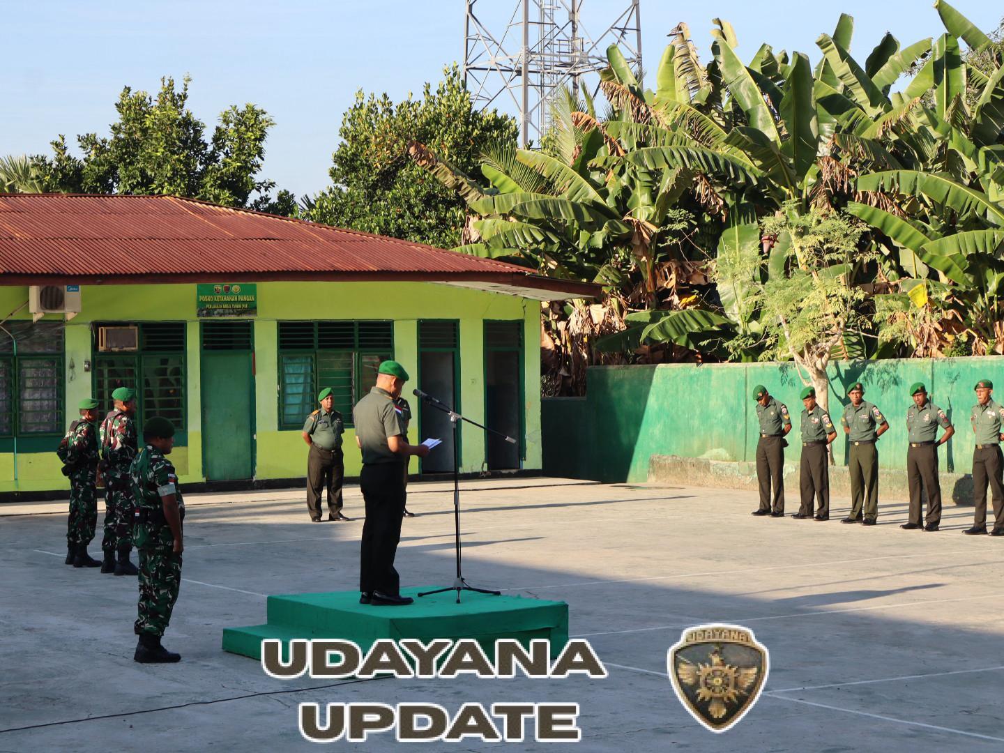 Kodim 1622/Alor Laksanakan Upacara Bendera, Tumbuhkan Jiwa Patriotisme Personel