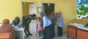 Babinsa Kodim 1602/Ende Dorong Kesadaran Gizi dan Kesehatan Lewat Posyandu