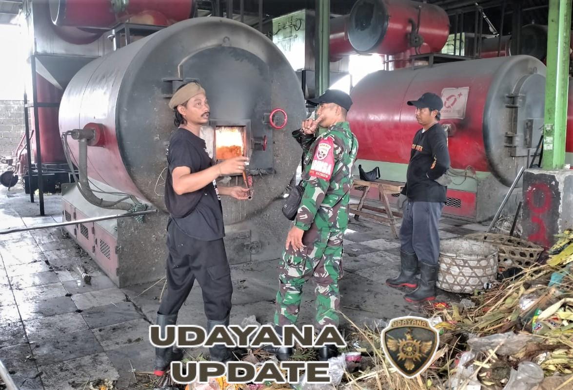 Pengelolaan Sampah di Desa Mengwitani Makin Baik, Babinsa Atensi Pendampingan Survey TPST