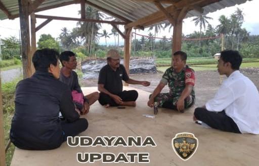 Sertu Makbul Imbau Petani Jual Hasil Panen ke Bulog Demi Ketahanan Pangan