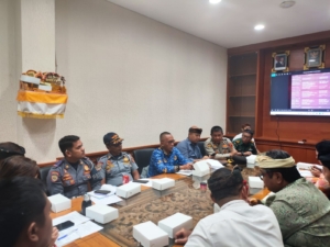 Babinsa Komit Dukung Keamanan Event Internasional, Danramil Gianyar Ikuti Rapat Lintas Instansi